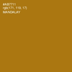 #AB7711 - Mandalay Color Image