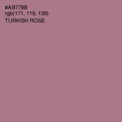 #AB778B - Turkish Rose Color Image