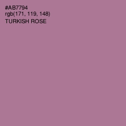 #AB7794 - Turkish Rose Color Image