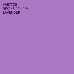 #AB77C5 - Lavender Color Image