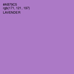 #AB79C5 - Lavender Color Image
