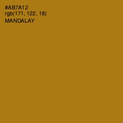 #AB7A12 - Mandalay Color Image