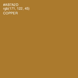 #AB7A2D - Copper Color Image