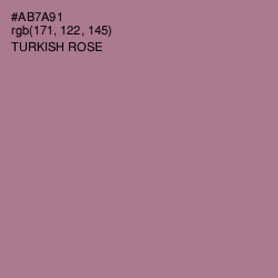 #AB7A91 - Turkish Rose Color Image