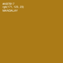 #AB7B17 - Mandalay Color Image