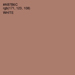 #AB7B6C - Coral Tree Color Image