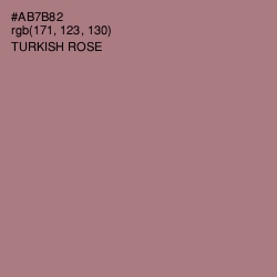 #AB7B82 - Turkish Rose Color Image