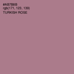 #AB7B8B - Turkish Rose Color Image