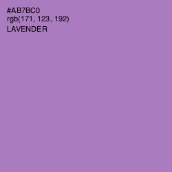 #AB7BC0 - Lavender Color Image