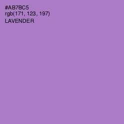 #AB7BC5 - Lavender Color Image