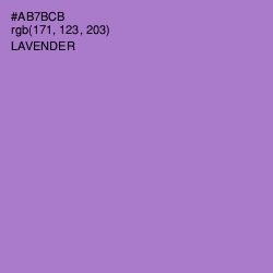 #AB7BCB - Lavender Color Image