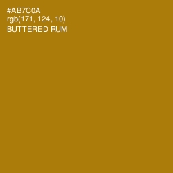 #AB7C0A - Buttered Rum Color Image