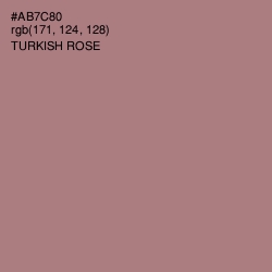 #AB7C80 - Turkish Rose Color Image