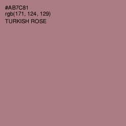 #AB7C81 - Turkish Rose Color Image