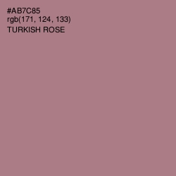 #AB7C85 - Turkish Rose Color Image