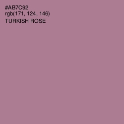 #AB7C92 - Turkish Rose Color Image