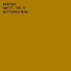 #AB7D01 - Buttered Rum Color Image