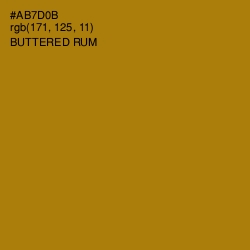 #AB7D0B - Buttered Rum Color Image