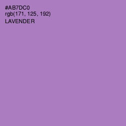 #AB7DC0 - Lavender Color Image