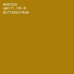 #AB7E08 - Buttered Rum Color Image