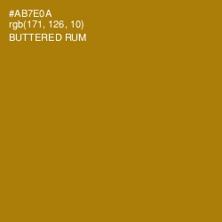 #AB7E0A - Buttered Rum Color Image