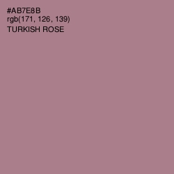 #AB7E8B - Turkish Rose Color Image