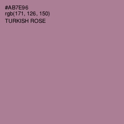 #AB7E96 - Turkish Rose Color Image