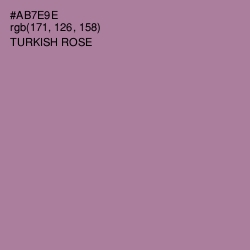#AB7E9E - Turkish Rose Color Image