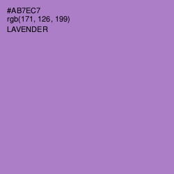 #AB7EC7 - Lavender Color Image
