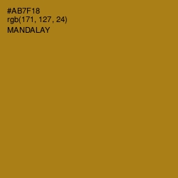 #AB7F18 - Mandalay Color Image