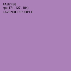 #AB7FB8 - Lavender Purple Color Image