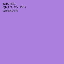 #AB7FDD - Lavender Color Image