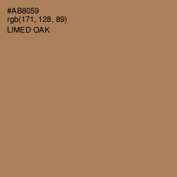 #AB8059 - Limed Oak Color Image