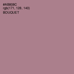 #AB808C - Bouquet Color Image