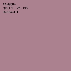#AB808F - Bouquet Color Image