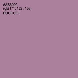 #AB809C - Bouquet Color Image