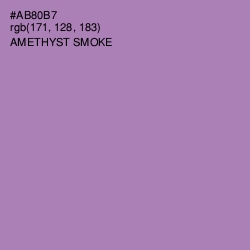 #AB80B7 - Amethyst Smoke Color Image