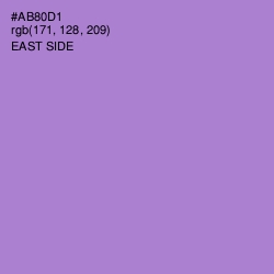 #AB80D1 - East Side Color Image