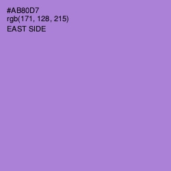 #AB80D7 - East Side Color Image