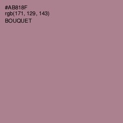 #AB818F - Bouquet Color Image