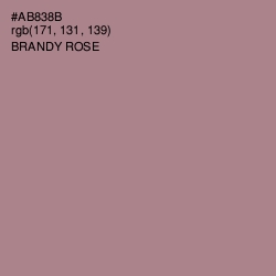 #AB838B - Brandy Rose Color Image