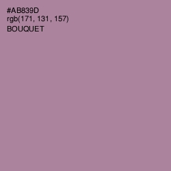 #AB839D - Bouquet Color Image