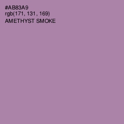 #AB83A9 - Amethyst Smoke Color Image