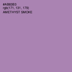 #AB83B3 - Amethyst Smoke Color Image