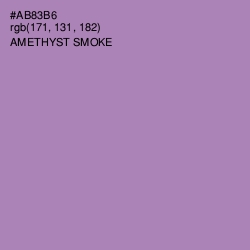 #AB83B6 - Amethyst Smoke Color Image