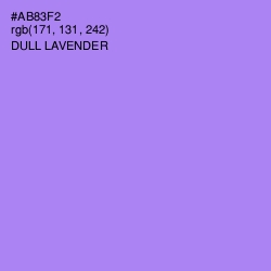 #AB83F2 - Dull Lavender Color Image