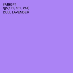 #AB83F4 - Dull Lavender Color Image