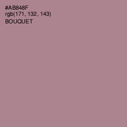 #AB848F - Bouquet Color Image