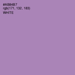 #AB84B7 - Amethyst Smoke Color Image