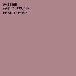 #AB858B - Brandy Rose Color Image